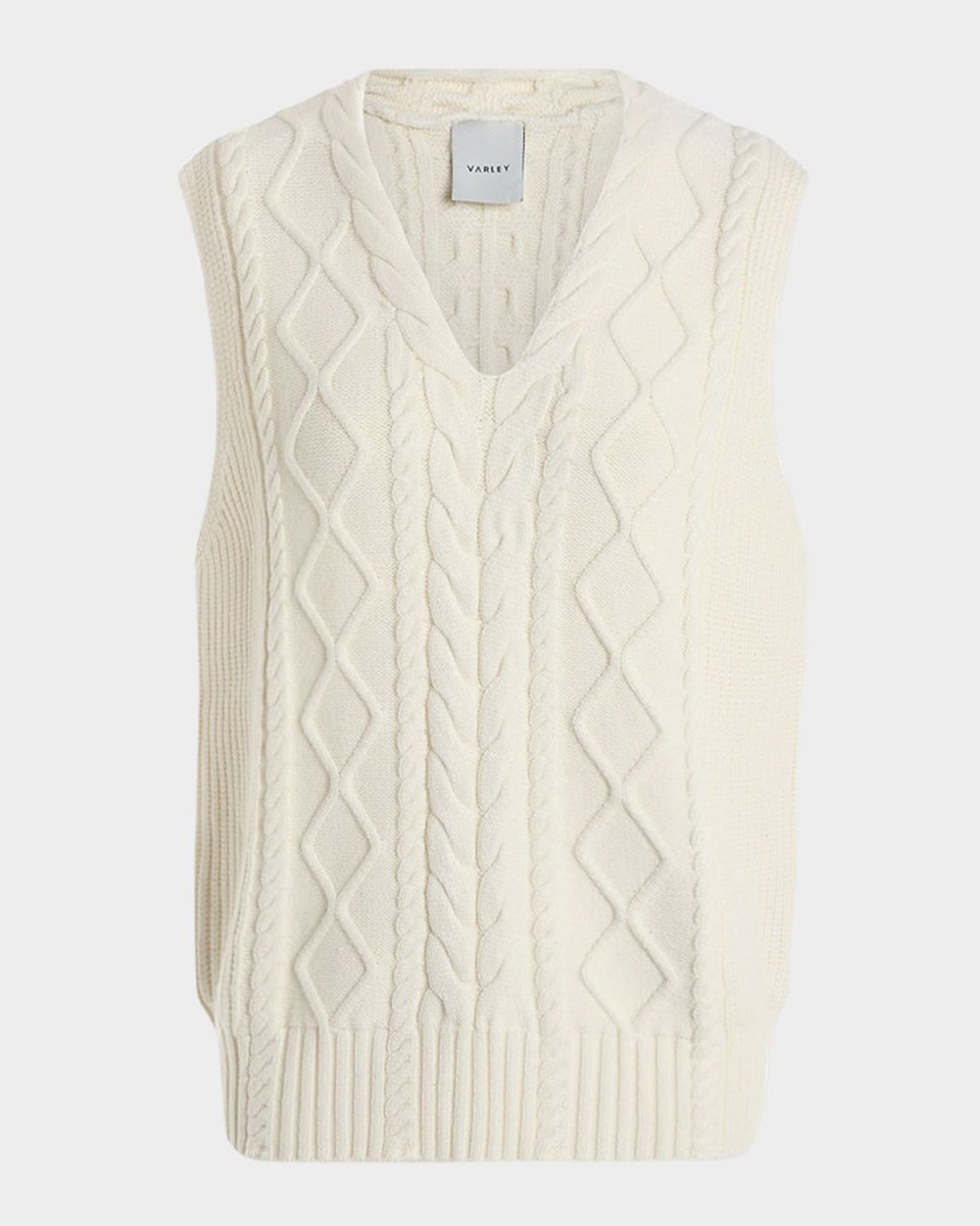 Kay Cable-Knit Vest